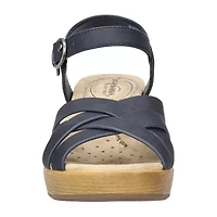 Easy Works By Street Womens Miyah Heeled Sandals