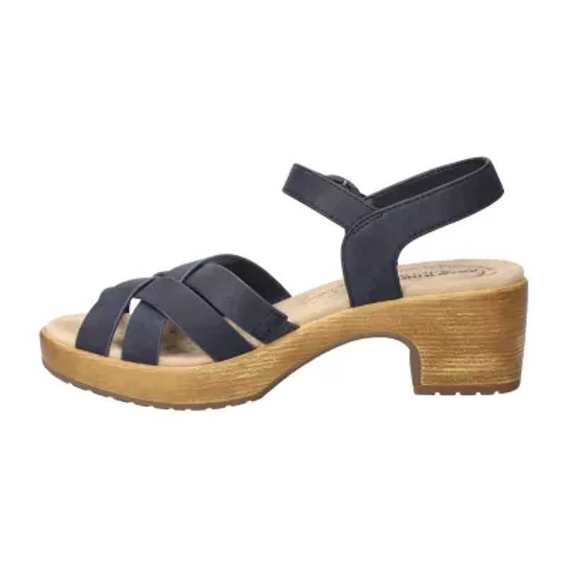 Easy Works By Street Womens Miyah Heeled Sandals