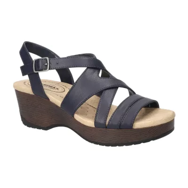 Easy Works By Street Womens Rosella Wedge Sandals