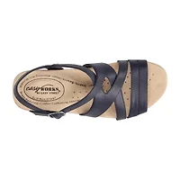 Easy Works By Street Womens Rosella Wedge Sandals