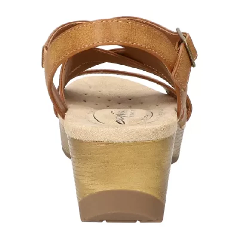 Easy Works By Street Womens Rosella Wedge Sandals