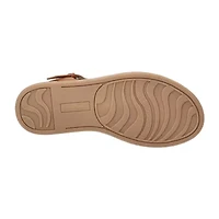 Easy Street Womens Chirp Adjustable Strap Flat Sandals