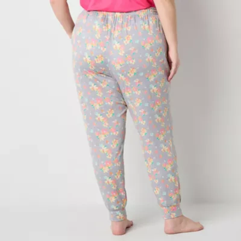 Sleep Chic Womens Plus Pajama Pants