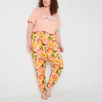 Sleep Chic Womens Plus Pajama Pants