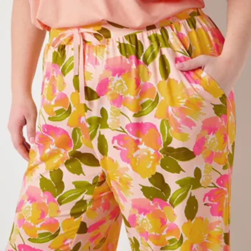Sleep Chic Pajama Capri Pant Plus
