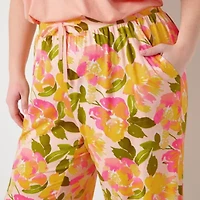 Sleep Chic Pajama Capri Pant Plus