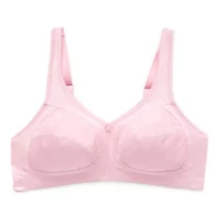 Underscore Fashion Plus Comfort Lace Trim Unlined Wireless Full Coverage Bra
