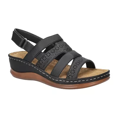 Easy Street Womens Alexi Wedge Sandals