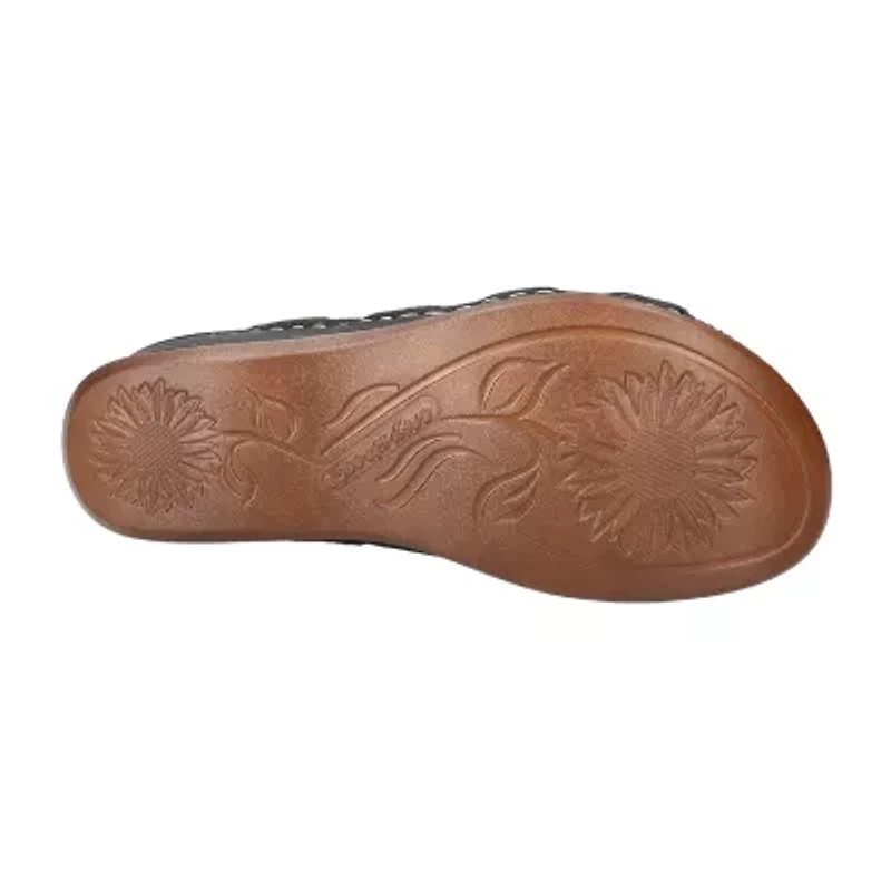 Easy Street Womens Alexi Wedge Sandals