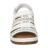 Easy Street Womens Alexi Wedge Sandals