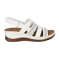 Easy Street Womens Alexi Wedge Sandals