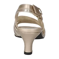 Easy Street Womens Meghan Heeled Sandals