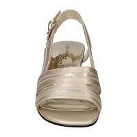 Easy Street Womens Meghan Heeled Sandals