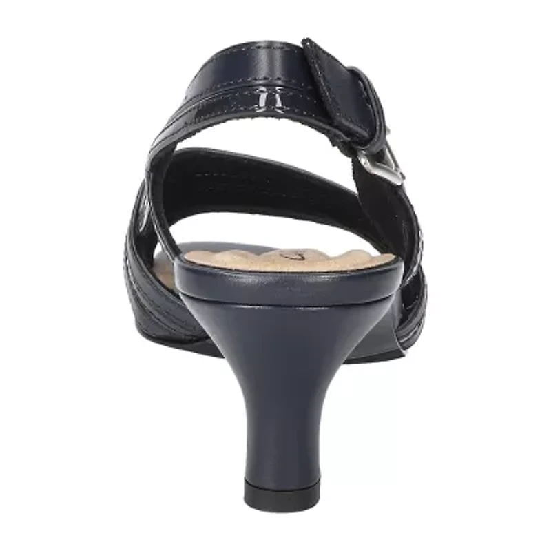 Easy Street Womens Meghan Heeled Sandals