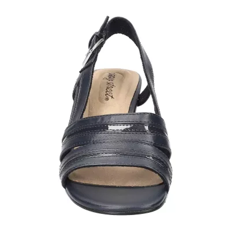 Easy Street Womens Meghan Heeled Sandals