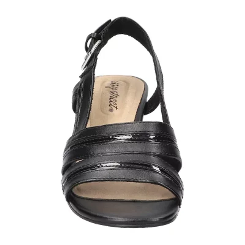 Easy Street Womens Meghan Heeled Sandals