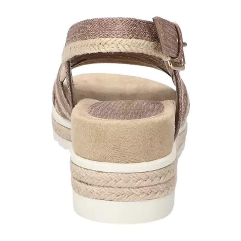 Easy Street Womens Mel Wedge Sandals