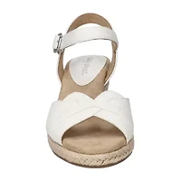 Easy Street Womens Miramar Wedge Sandals