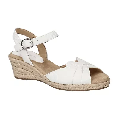 Easy Street Womens Miramar Wedge Sandals