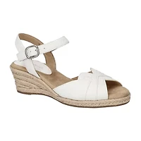 Easy Street Womens Miramar Wedge Sandals