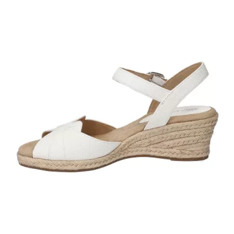 Easy Street Womens Miramar Wedge Sandals