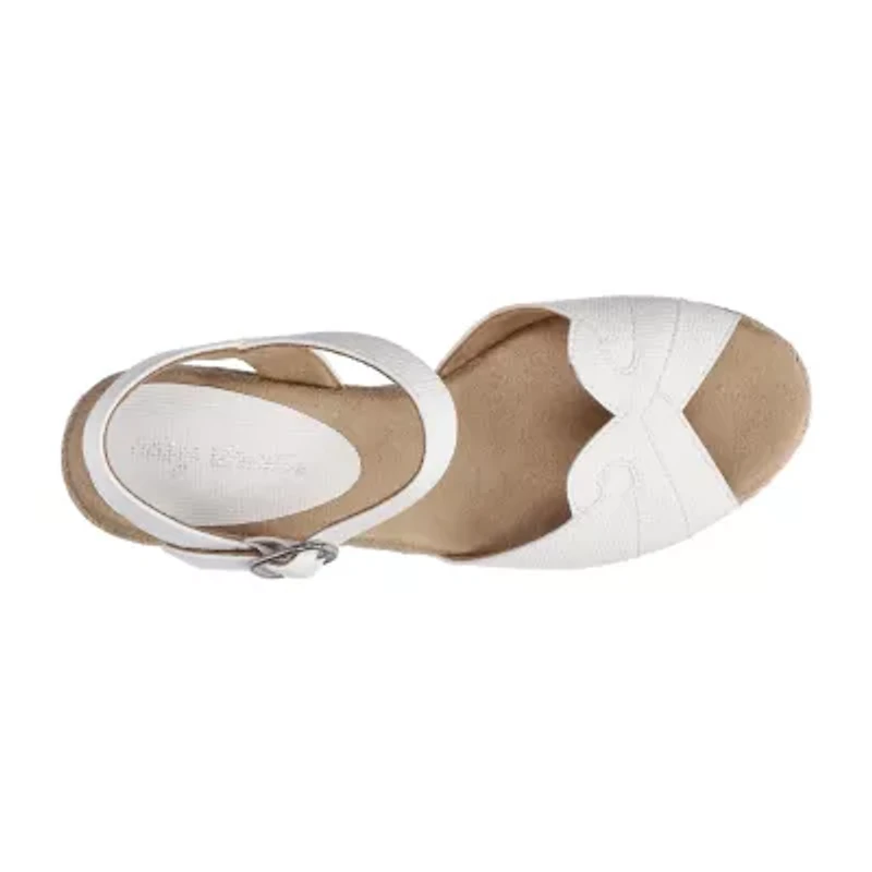 Easy Street Womens Miramar Wedge Sandals