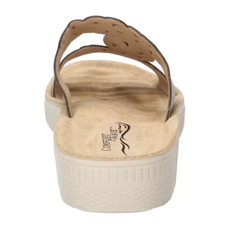 Easy Street Womens Taj Slide Sandals