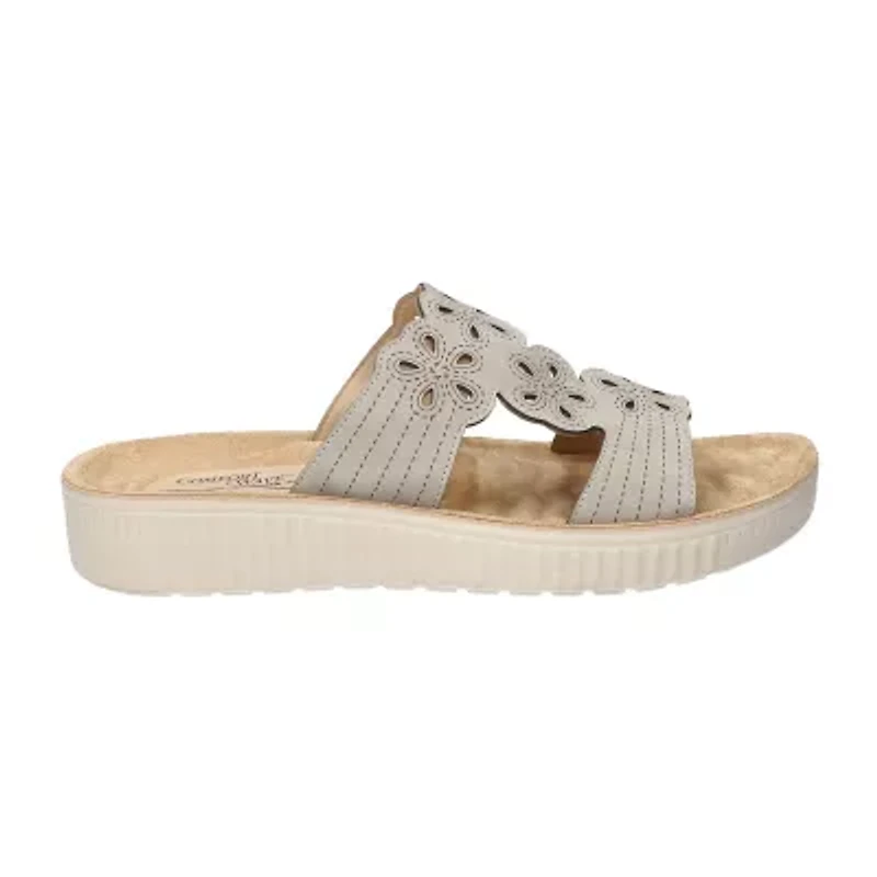 Easy Street Womens Taj Slide Sandals