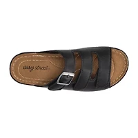 Easy Street Womens Pinterry Slide Sandals