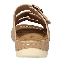 Easy Street Womens Pinterry Slide Sandals