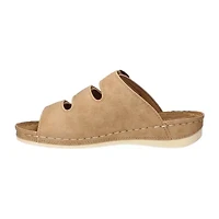 Easy Street Womens Pinterry Slide Sandals
