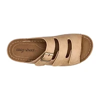 Easy Street Womens Pinterry Slide Sandals