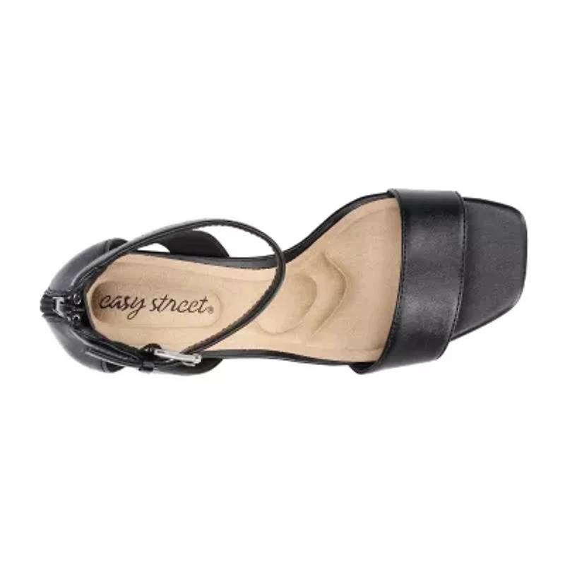 Easy Street Womens Ro Heeled Sandals