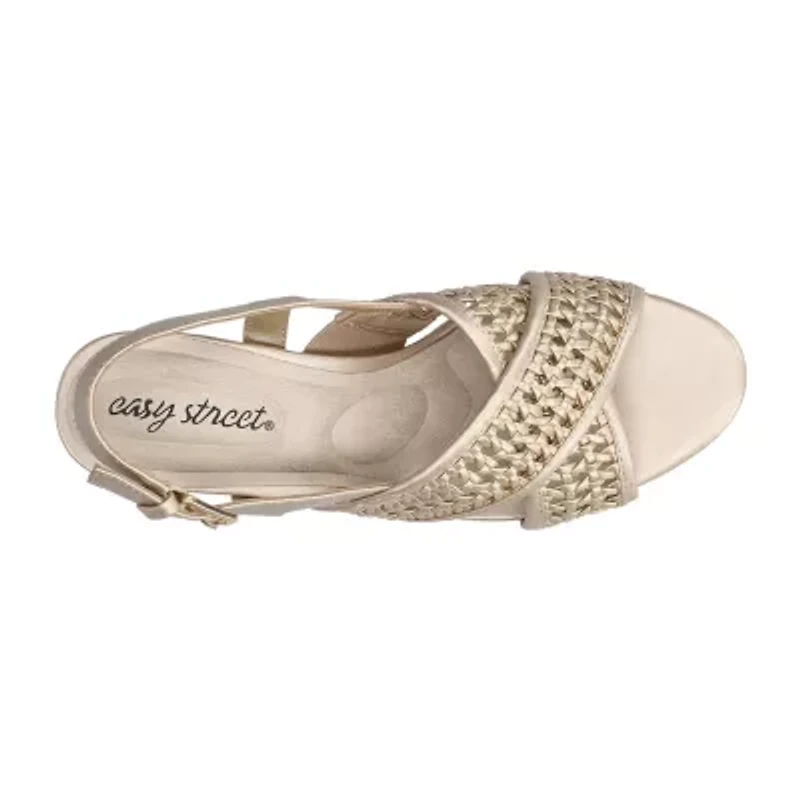 Easy Street Womens Sol Heeled Sandals