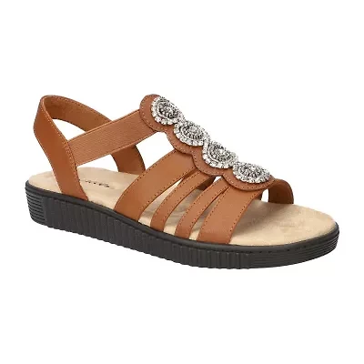Easy Street Womens Samira Flat Sandals