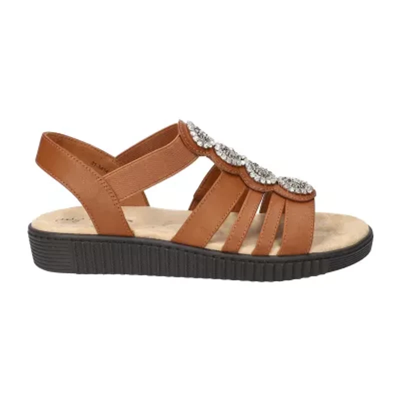 Easy Street Womens Samira Flat Sandals