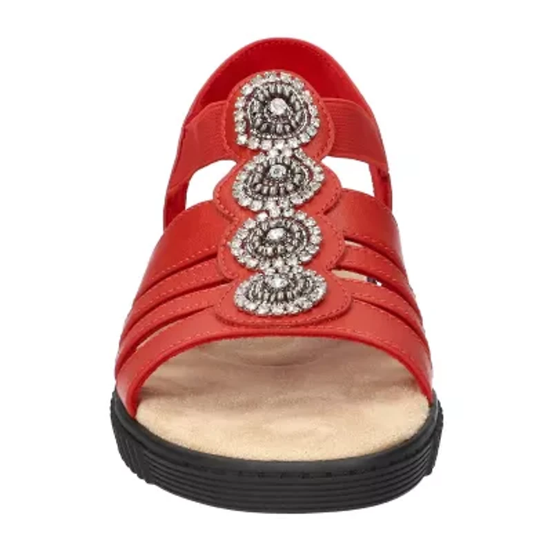 Easy Street Womens Samira Flat Sandals