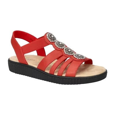 Easy Street Womens Samira Flat Sandals