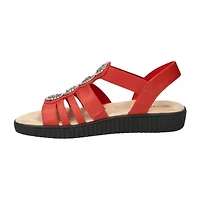 Easy Street Womens Samira Flat Sandals
