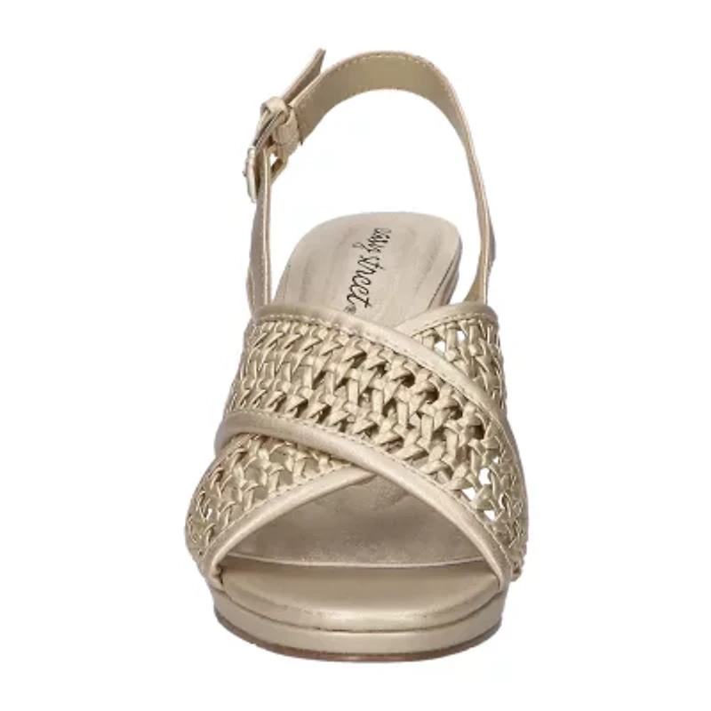 Easy Street Womens Sol Heeled Sandals
