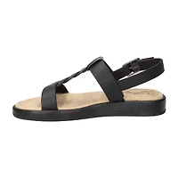 Easy Street Womens Tampa Adjustable Strap Flat Sandals