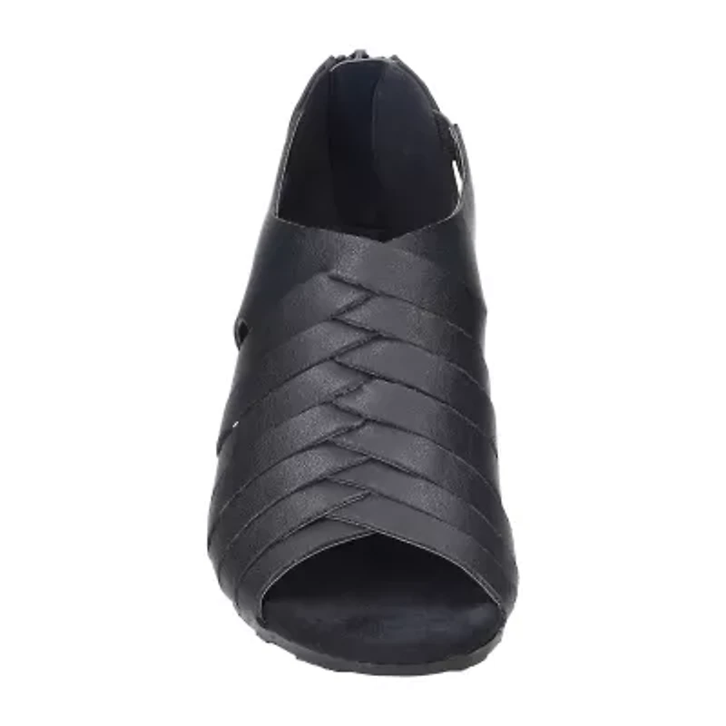 Easy Street Womens Vanni Heeled Sandals