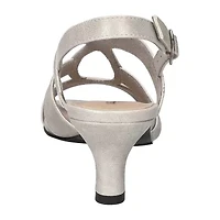 Easy Street Womens Zella Heeled Sandals
