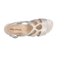 Easy Street Womens Zella Heeled Sandals