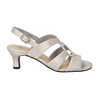 Easy Street Womens Zella Heeled Sandals