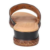 Easy Street Womens Edda Wedge Sandals