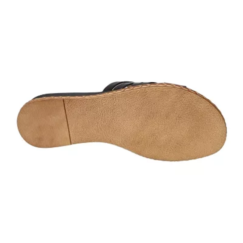 Easy Street Womens Edda Wedge Sandals