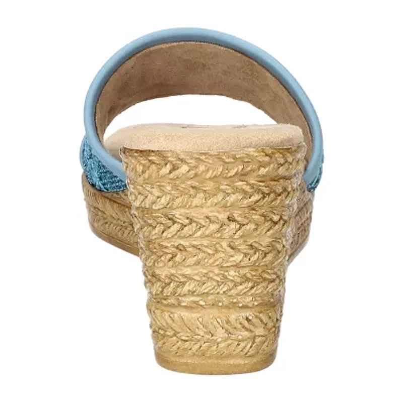 Easy Street Womens Ricci Wedge Sandals