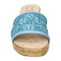 Easy Street Womens Ricci Wedge Sandals