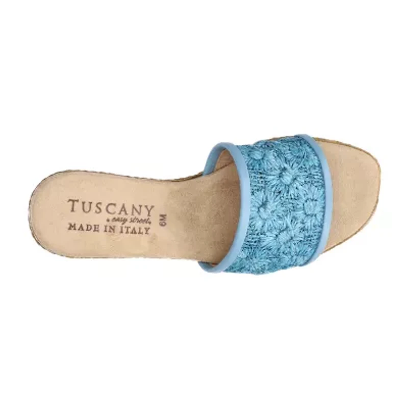 Easy Street Womens Ricci Wedge Sandals